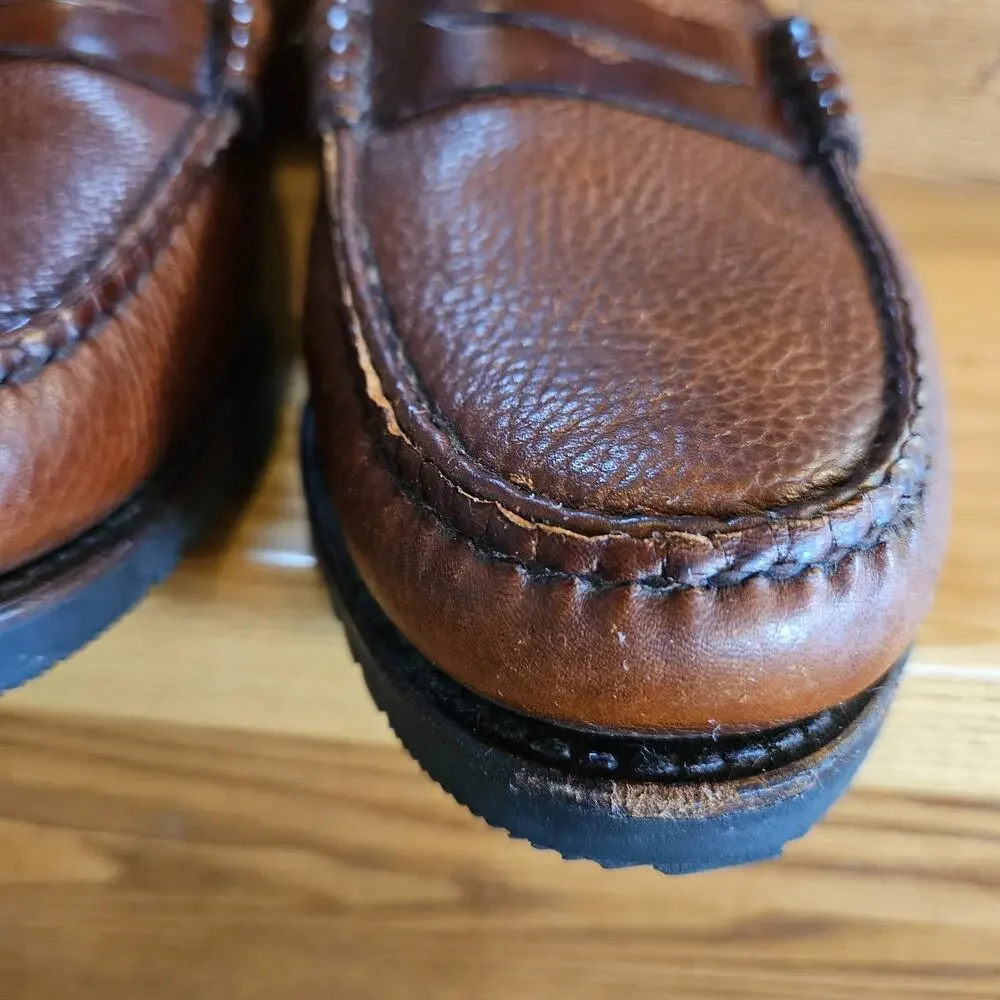 Allen Edmonds Holton Penny Loafer Dress Shoe Mens Sz 10D Leather Brown 42205 USA
